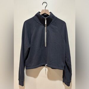 Vuori Sedona Half Zip Black Grey Pullover Sweatshirt - Women’s Size Large